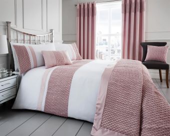 Roma Blush Cotton Mix Duvet Set