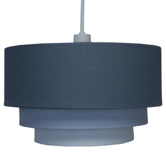 Mia Denim Tiered Pendant