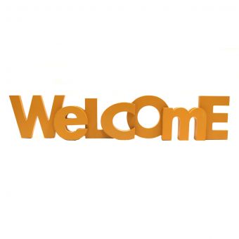 Welcome Wooden Sign