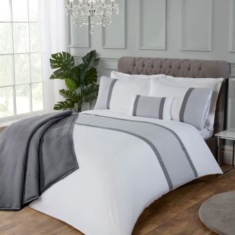 Rio Grey Duvet Cover Set