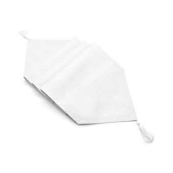 Hampton White Table Runner