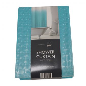 Shower Curtain Ombre Blue