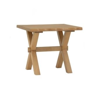 Alford Light Walnut Side Table 