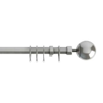22/25mm Finesse Stainless Steel Extendable Curtain Pole