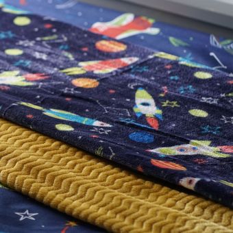 Supersonic Navy Throw 120 x 150cm