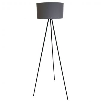 Tristen Grey Floor Lamp