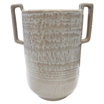 Natural Ceramic Vase With Handles