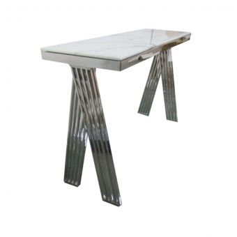 Verona Stainless Console Table