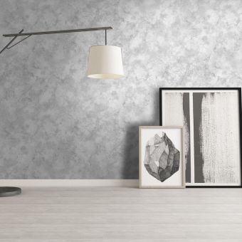 Verona Marble Silver/White Wallpaper Roll