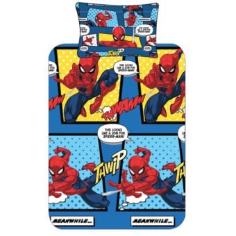Spiderman Webhead Blue Cotton Rich Duvet Cover Set