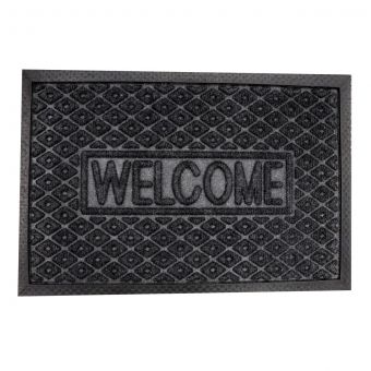 Charcoal Welcome Door Mat