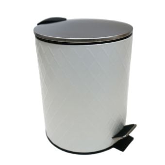 Pedal Bin White 5L