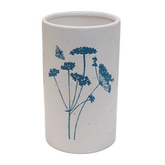 Wildflower Blue Speckle Vase