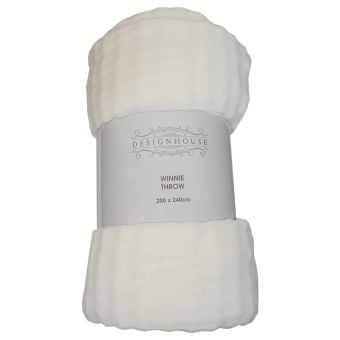 Winnie Cream Throw 200x240cm