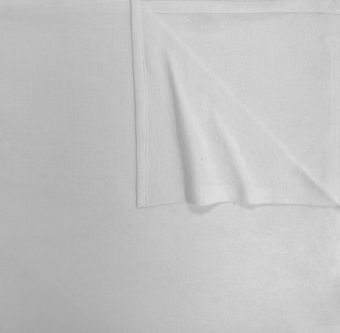 Flannelette White Flat Sheet