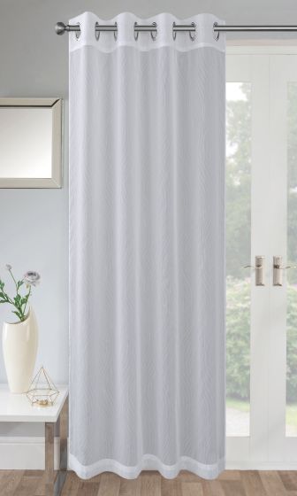 Selina White Eyelet Voile Panel