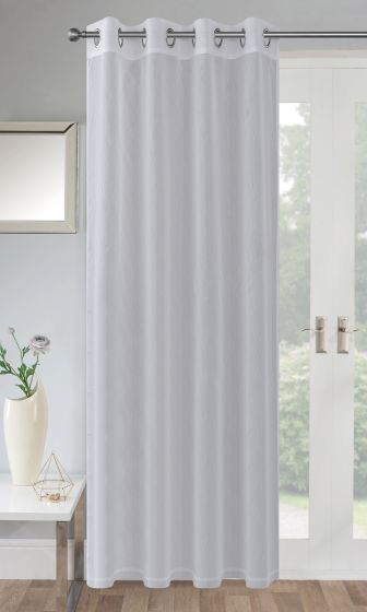Leah White Eyelet Voile Panel