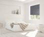 Blackout Sparkle Grey Roller Blind Bedroom