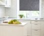 Blackout Sparkle Grey Roller Blind Kitchen