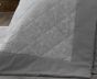 Chatsworth Silver Quilted Bedspread