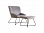 Teagan Grey Chair & Stool