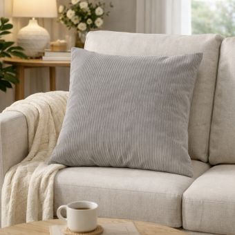 Annie Grey Filled Cushion 60x60cm