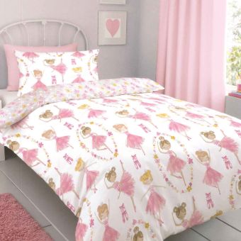 Ballet Pink Cotton Rich Duvet Set
