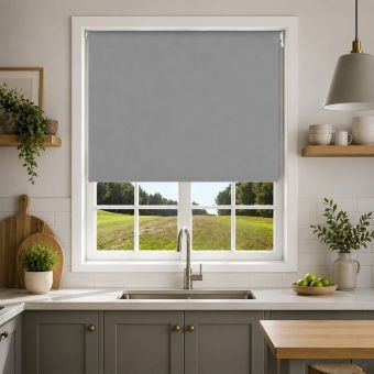 Blackout Grey Roller Blind