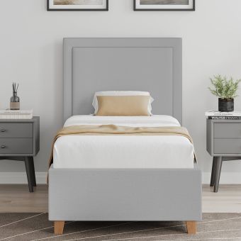 Bonnie Grey Gas Lift Bed Frame With Storage
