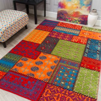 Candy Patchwork Rug