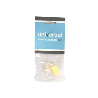 Centre Bracket Self Adhesive Hook 2pk