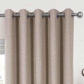Chester Latte Blackout Ready Made Eyelet Curtains