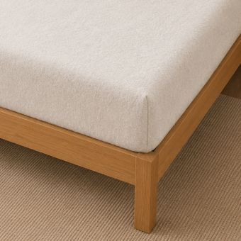 Flannelette Cream Extra Deep Fitted Sheet