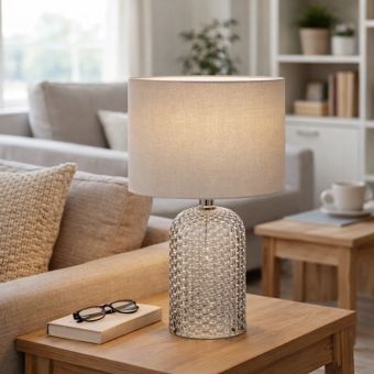 Ellon Smoke Table Lamp