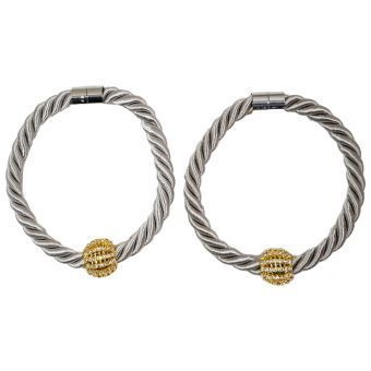 Fabio Silver Tie Back Pair