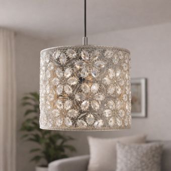 Flora Chrome Pendant