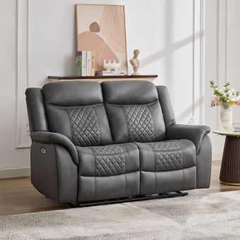 Harriet Grey 2 Seater Sofa BULKY