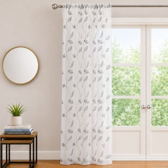 Jaffa Grey Voile Panel