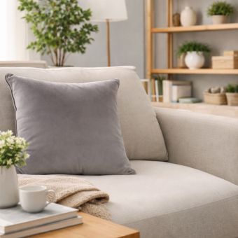 Kate Silver Filled Cushion