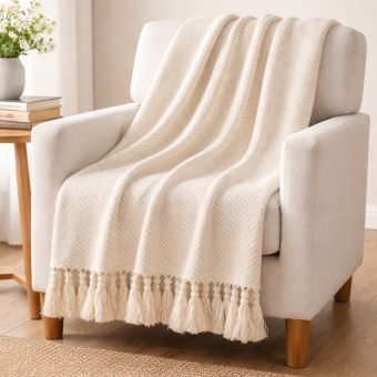 Owen Natural Throw 130x160cm