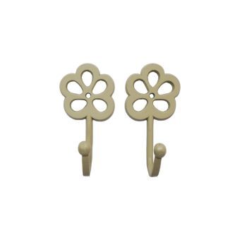 Petal Cream Hook Pair