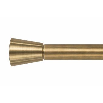 25/28 Portimao Antique Brass Extendable Curtain Pole