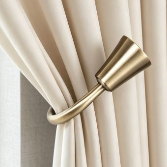 16/19mm Portimao Antique Brass Curtain Hold Back Pair