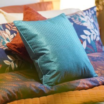 Serene Teal Cushion Cover