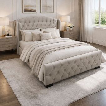 Sophie Natural Wing Bedframe BULKY