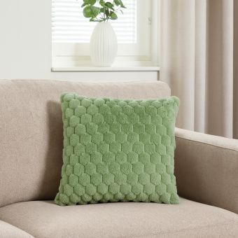 Popcorn Olive Filled Cushion