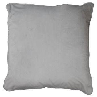 Velour Silver Cushion