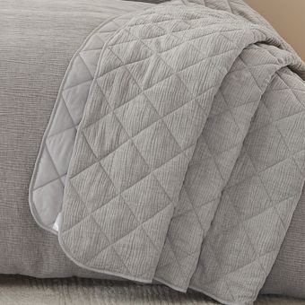 Verbier Silver Bedspread 200x230cm