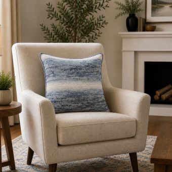 Visage Blue Cushion Cover