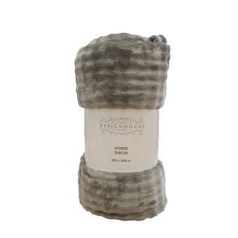 Winnie Grey Throw 200x240cm